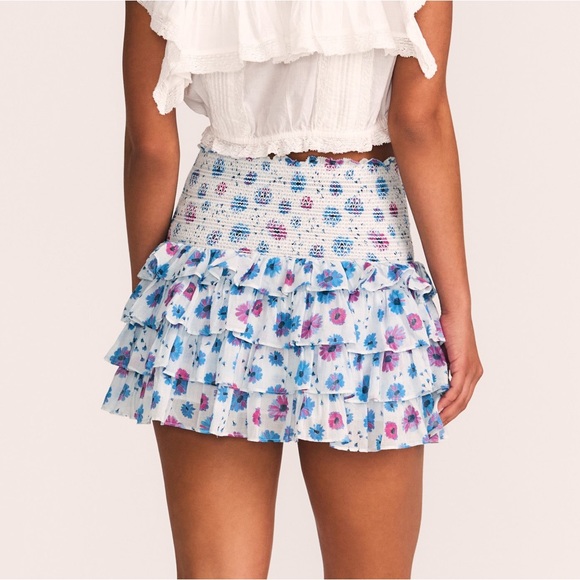 LoveShackFancy Ruffle Mini Skirt - Picture 4 of 8